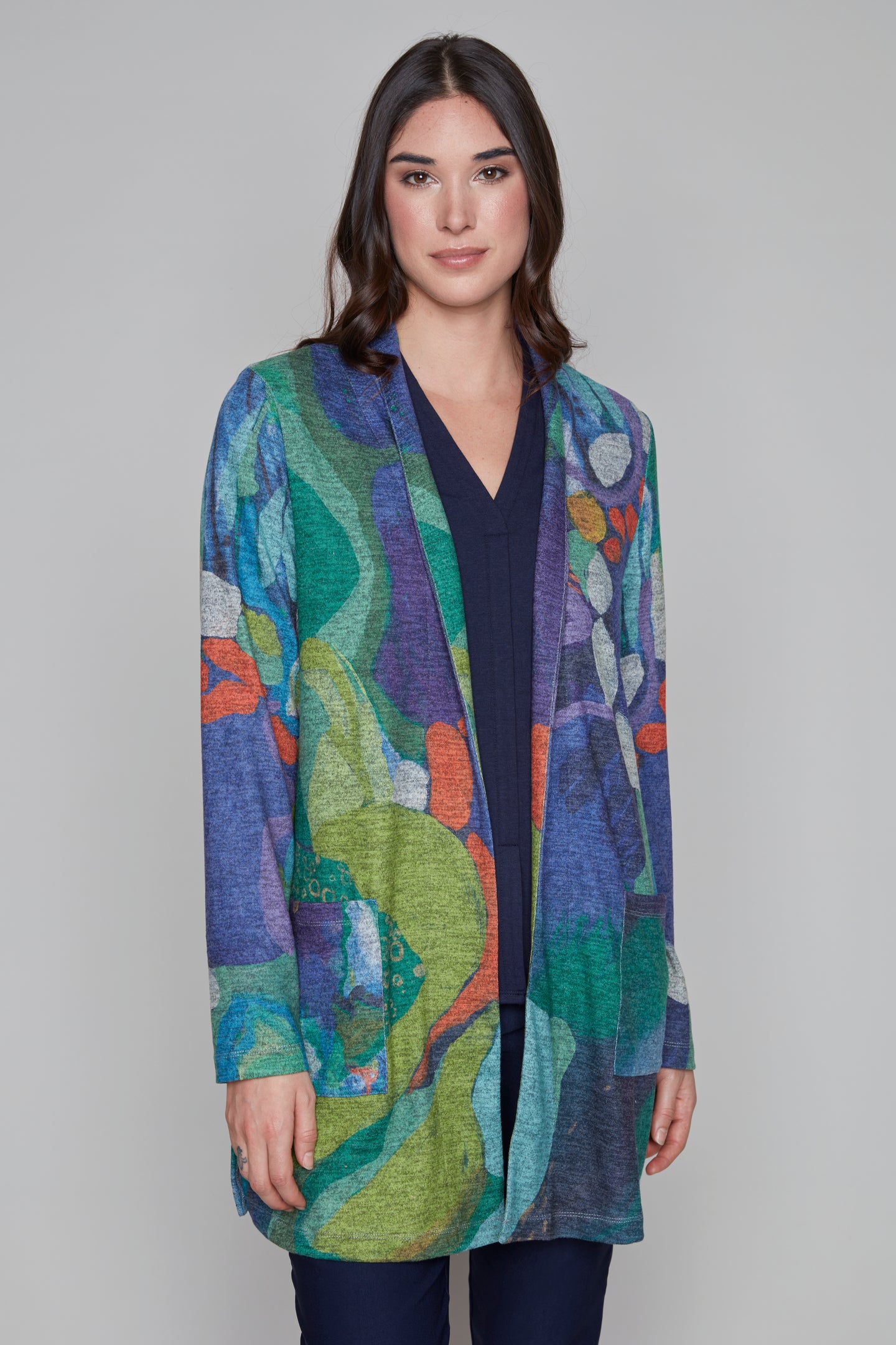 Loving Amazonia long sleeve knit cardigan