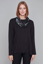 Load image into Gallery viewer, Breezy Black &amp; White two-tone long sleeve
