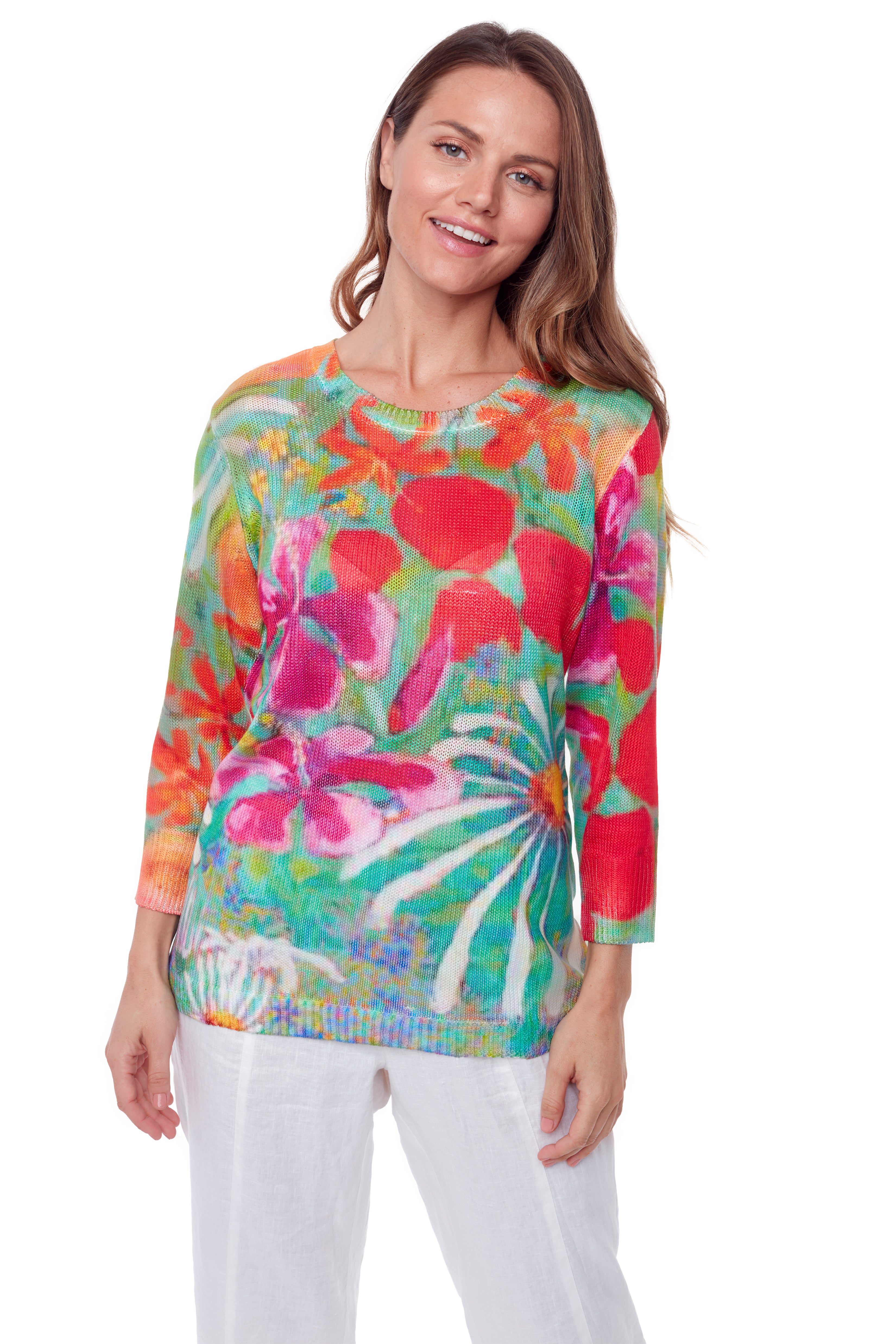 Where Butterflies and Bees Are 3/4-length lightweight sweater – The ...